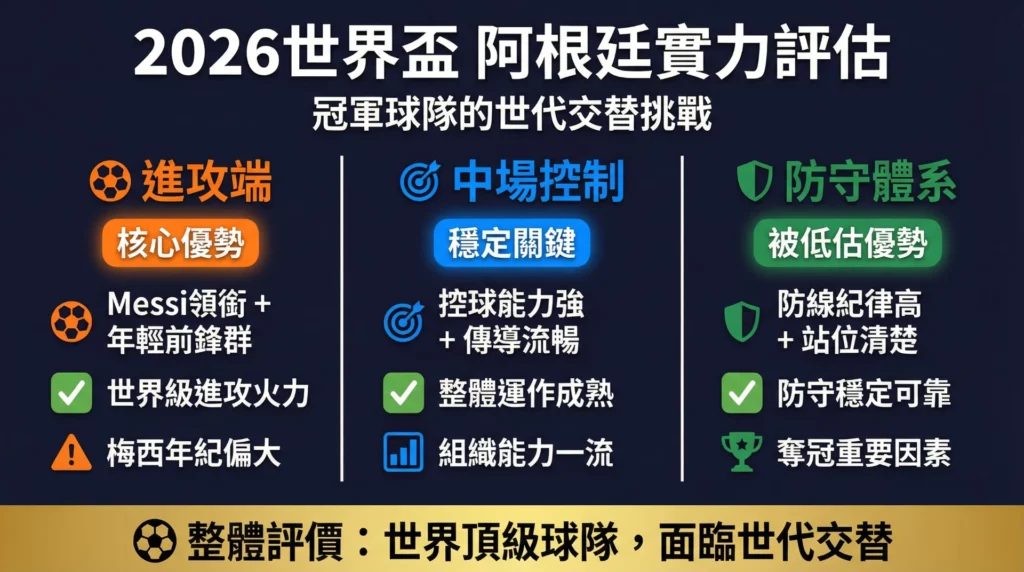 2026世界盃阿根廷評估