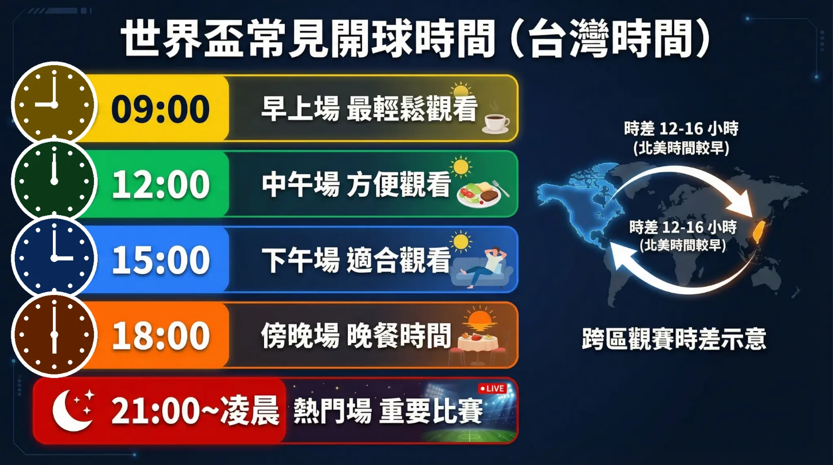 2026世界盃開球時間