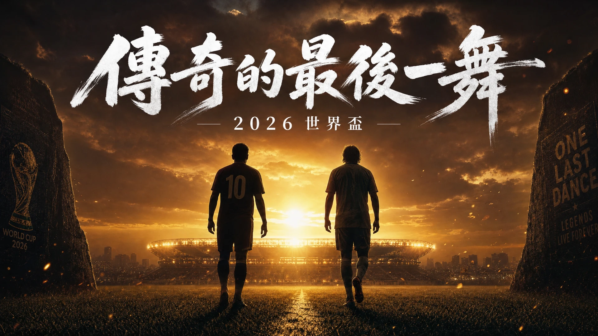 2026世界盃傳奇巨星梅西C羅最後一舞剪影